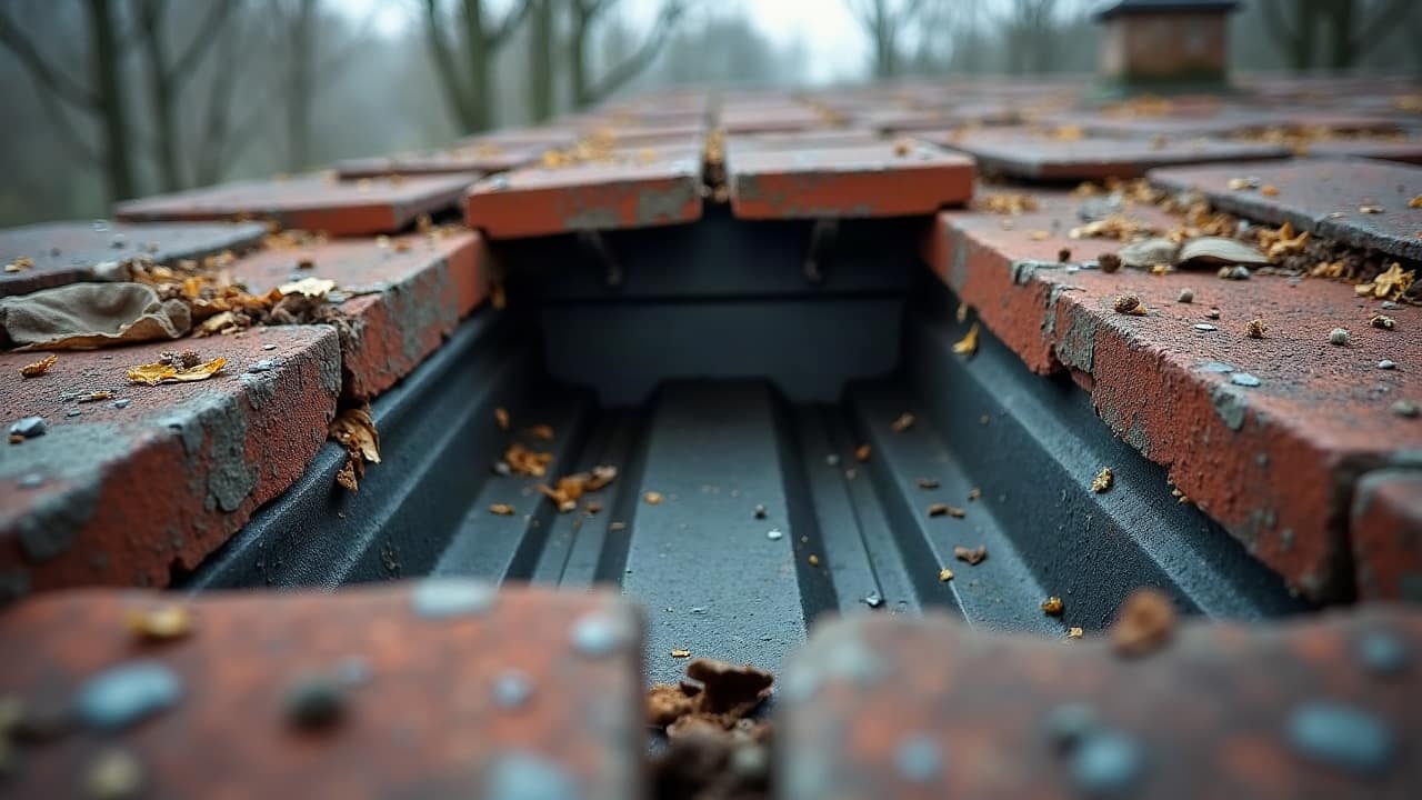 La noue, l'endroit où une toiture encaisse le plus d'eau