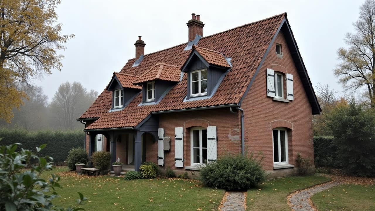 Origny-Sainte-Benoite, en bord d'Oise : l'humidité et la toiture