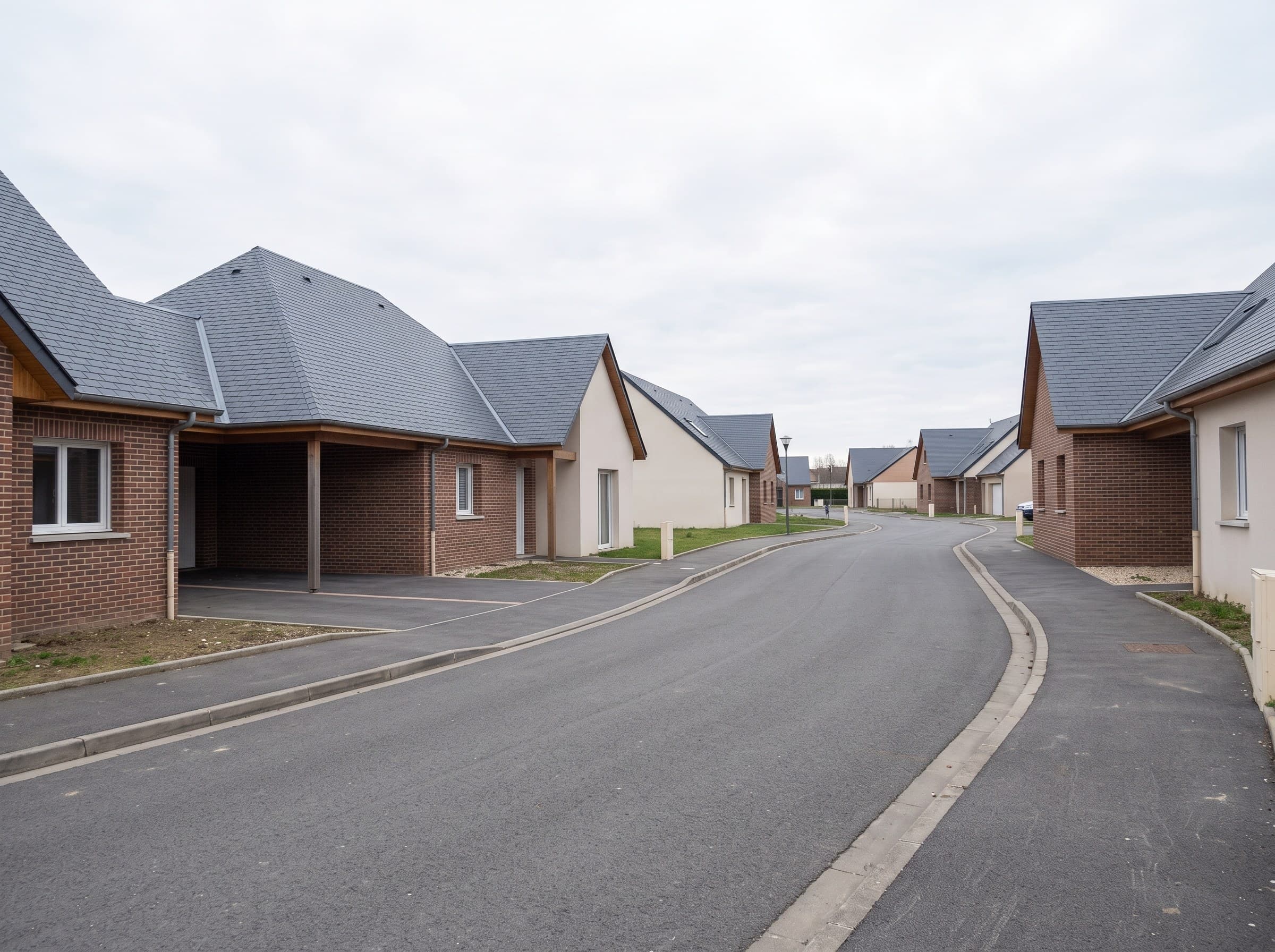 Toiture de maison individuelle à Fayet, commune proche de Saint-Quentin