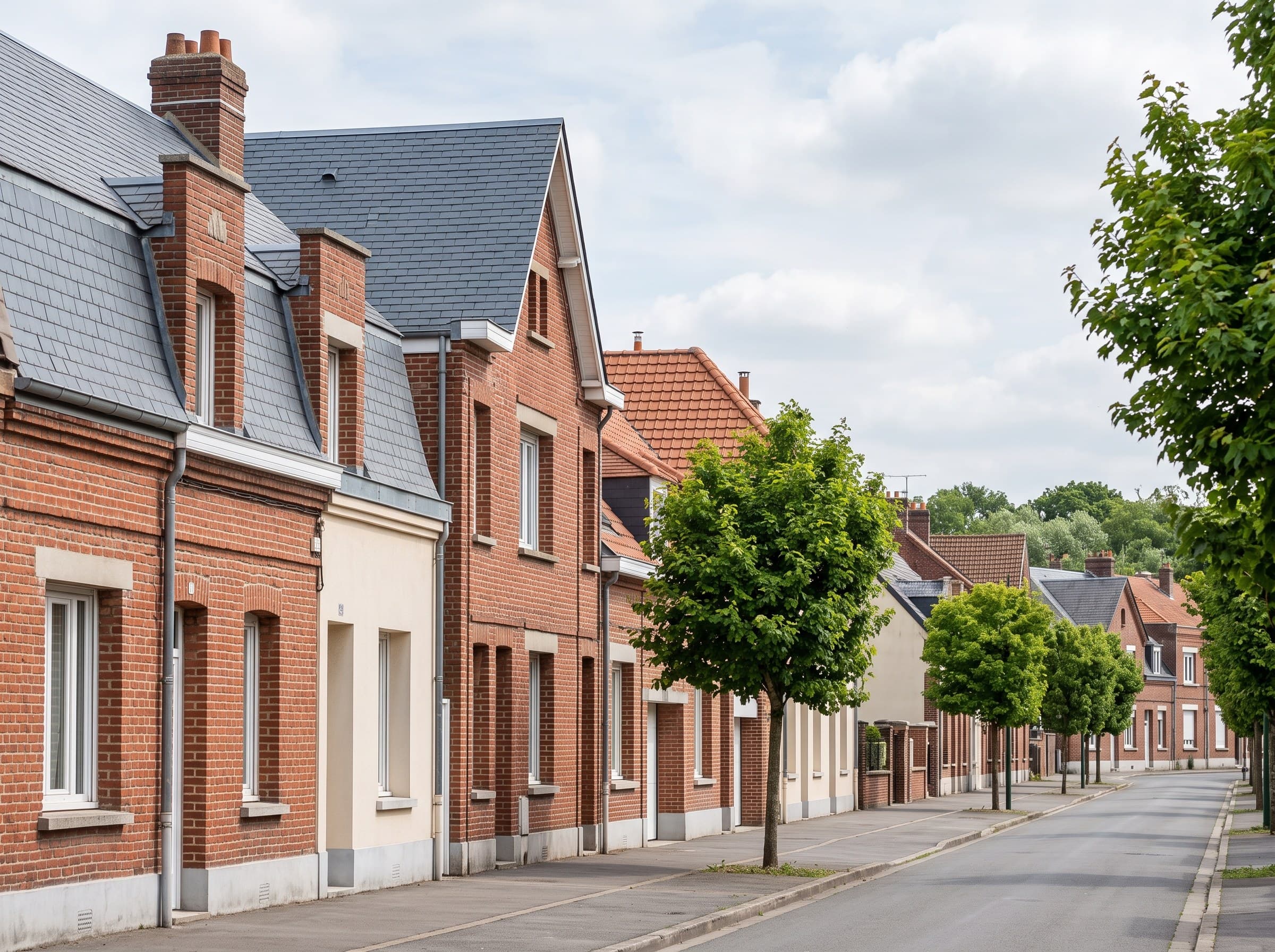 Toiture de maison individuelle à Holnon près de Saint-Quentin